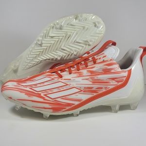 Size 13 Adidas Adizero Football Cleats Mens Orange White Shoes HP8748 New Nfl
